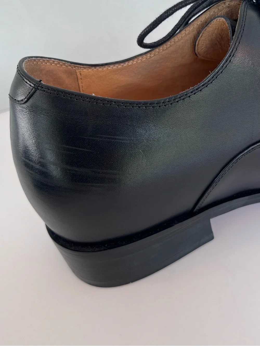 Chamaripa Men's Black Leather Elevator Dress Shoes